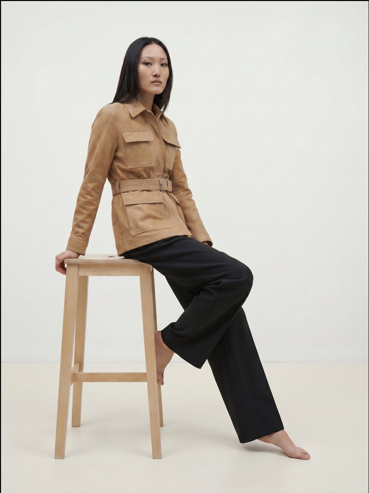 Cappadocia Long Leather Jacket
